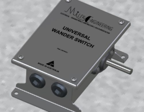  Products - Belt Wander, Universal Wander Switch at Milek Engineering